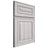 Shiloh Cabinetry Full Overlay Portland Hickory Plain Cut Cotton Door