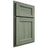 Shiloh Cabinetry Full Overlay Portland Hickory Plain Cut Moss Door