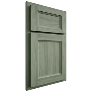 Shiloh Cabinetry Full Overlay Portland Hickory Plain Cut Moss Door