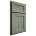 Shiloh Cabinetry Full Overlay Portland Hickory Plain Cut Moss Door