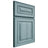 Shiloh Cabinetry Full Overlay Portland Hickory Plain Cut Sky Door