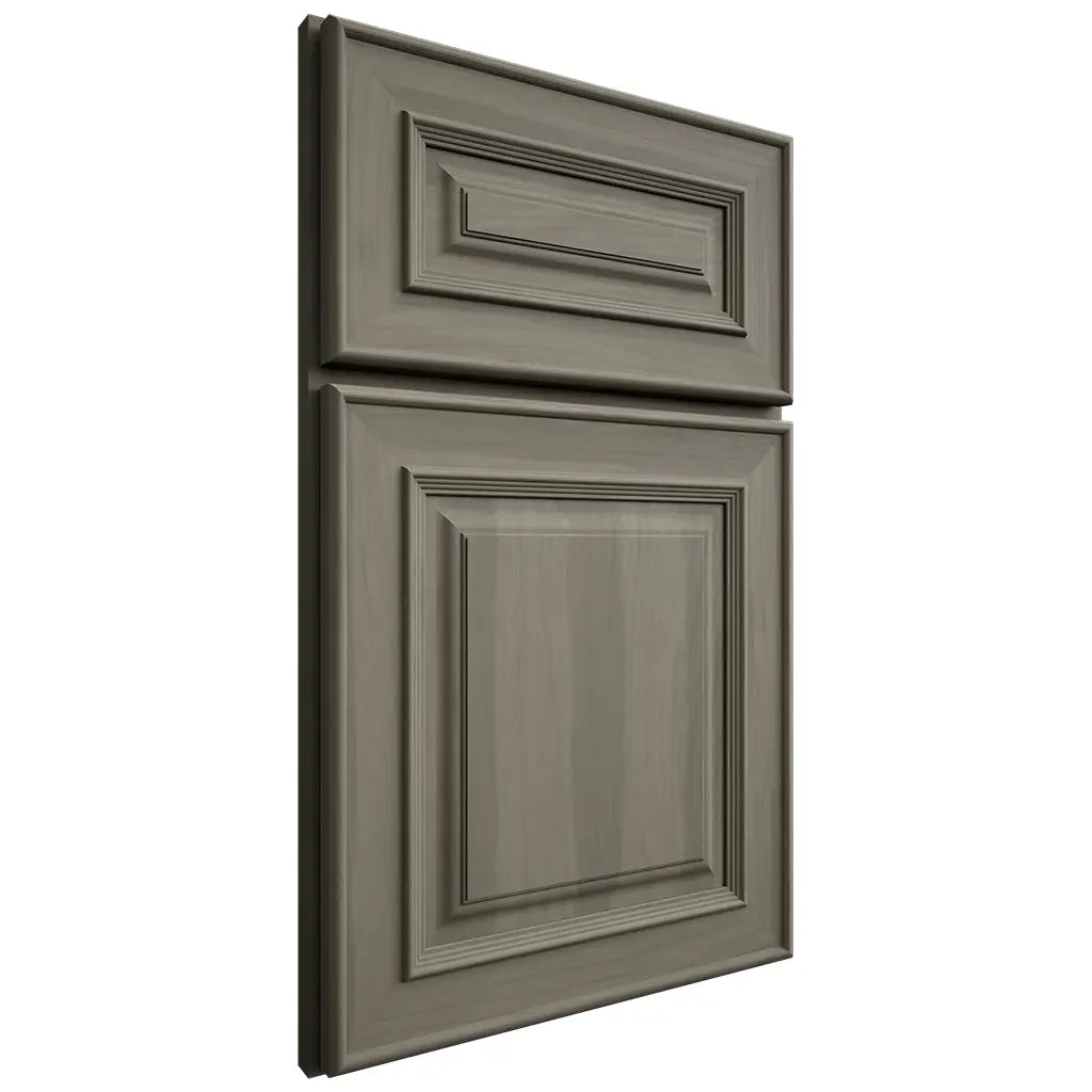 Shiloh Cabinetry Full Overlay Portland Hickory Plain Cut Thyme Door