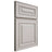Shiloh Cabinetry Full Overlay Portland Paintable Amazing Gray Door