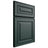 Shiloh Cabinetry Full Overlay Portland Paintable Billiard Green Door
