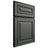Shiloh Cabinetry Full Overlay Portland Paintable Pewter Green Door