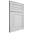 Shiloh Cabinetry Full Overlay Portland Paintable Pure White Door