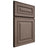 Shiloh Cabinetry Full Overlay Portland Poplar Plain Cut River Rock Door