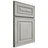 Shiloh Cabinetry Full Overlay Portland Poplar Plain Cut Stratus Door