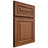 Shiloh Cabinetry Full Overlay Portland Red Oak Plain Cut Braun Door