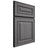 Shiloh Cabinetry Full Overlay Portland Red Oak Plain Cut Cadet Door
