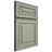 Shiloh Cabinetry Full Overlay Portland Red Oak Plain Cut Moss Door