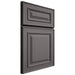 Shiloh Cabinetry Full Overlay Portland Walnut Plain Cut Cadet Door