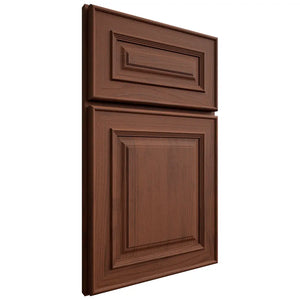 Shiloh Cabinetry Full Overlay Portland Walnut Plain Cut Rye Door