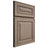 Shiloh Cabinetry Full Overlay Portland White Oak Plain Cut Almond Door