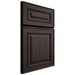 Shiloh Cabinetry Full Overlay Portland White Oak Plain Cut Morel Door