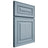 Shiloh Cabinetry Full Overlay Portland White Oak Plain Cut Sky Door