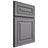 Shiloh Cabinetry Full Overlay Portland White Oak Plain Cut Sterling Door