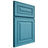 Shiloh Cabinetry Full Overlay Portland White Oak Quarter Sawn Aqua Door