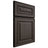 Shiloh Cabinetry Full Overlay Portland White Oak Quarter Sawn Creekside Door