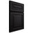 Shiloh Cabinetry Full Overlay Portland White Oak Quarter Sawn Ink Door