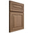 Shiloh Cabinetry Full Overlay Portland White Oak Quarter Sawn Medium Door