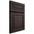 Shiloh Cabinetry Full Overlay Portland White Oak Quarter Sawn Morel Door