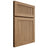 Shiloh Cabinetry Full Overlay Reeded Malibu Alder Plain Cut Dusty Road Door