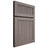 Shiloh Cabinetry Full Overlay Reeded Malibu Alder Plain Cut Stonehenge Door
