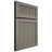 Shiloh Cabinetry Full Overlay Reeded Malibu Alder Plain Cut Thyme Door
