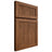 Shiloh Cabinetry Full Overlay Reeded Malibu Cherry Plain Cut Carob Door