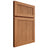 Shiloh Cabinetry Full Overlay Reeded Malibu Cherry Plain Cut Medium Door