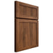 Shiloh Cabinetry Full Overlay Reeded Malibu Hickory Plain Cut Burnt Sugar Door