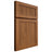Shiloh Cabinetry Full Overlay Reeded Malibu Hickory Plain Cut Chestnut Door