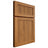 Shiloh Cabinetry Full Overlay Reeded Malibu Hickory Plain Cut Medium Door