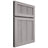 Shiloh Cabinetry Full Overlay Reeded Malibu Hickory Plain Cut Stratus Door