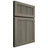 Shiloh Cabinetry Full Overlay Reeded Malibu Hickory Plain Cut Thyme Door