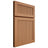 Shiloh Cabinetry Full Overlay Reeded Malibu Maple Plain Cut Cashmere Door