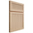 Shiloh Cabinetry Full Overlay Reeded Malibu Maple Plain Cut Natural Door