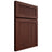 Shiloh Cabinetry Full Overlay Reeded Malibu Maple Plain Cut Sable Door