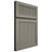 Shiloh Cabinetry Full Overlay Reeded Malibu Maple Plain Cut Thyme Door
