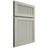 Shiloh Cabinetry Full Overlay Reeded Malibu Paintable Clary Sage Door