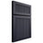 Shiloh Cabinetry Full Overlay Reeded Malibu Paintable Hale Navy Door