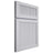 Shiloh Cabinetry Full Overlay Reeded Malibu Paintable Upward Door