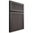 Shiloh Cabinetry Full Overlay Reeded Malibu Paintable Urbane Bronze Door