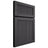 Shiloh Cabinetry Full Overlay Reeded Malibu Poplar Plain Cut Cadet Door