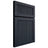 Shiloh Cabinetry Full Overlay Reeded Malibu Poplar Plain Cut Hudson Door