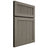 Shiloh Cabinetry Full Overlay Reeded Malibu Poplar Plain Cut Thyme Door