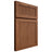 Shiloh Cabinetry Full Overlay Reeded Malibu Red Oak Plain Cut Braun Door