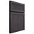 Shiloh Cabinetry Full Overlay Reeded Malibu Red Oak Plain Cut Harbor Door
