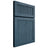 Shiloh Cabinetry Full Overlay Reeded Malibu Red Oak Plain Cut Hudson Door